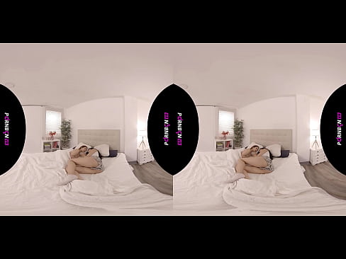 ❤️ PORNBCN VR Dues lesbianes joves es desperten calentes a la realitat virtual 4K 180 3D Geneva Bellucci Katrina Moreno ❤❌ Porno dur a nosaltres