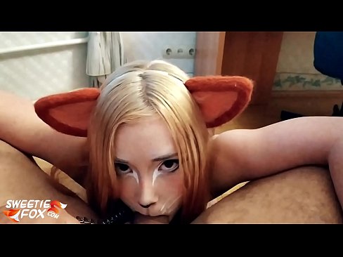 ❤️ Kitsune s'empassa la polla i es corre a la boca ❤❌ Porno dur a nosaltres